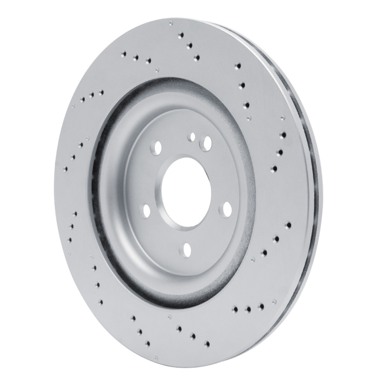 Mercedes-Benz CLA45 AMG Brake Rotor (1) - Rear - R1 Concepts - Drilled GeoSPEC Coated - `20-`25